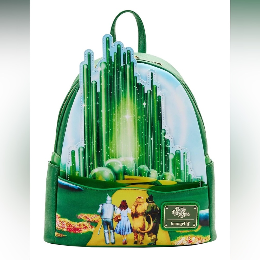 NEW Loungefly Wizard of Oz Emerald City Mini Backpack